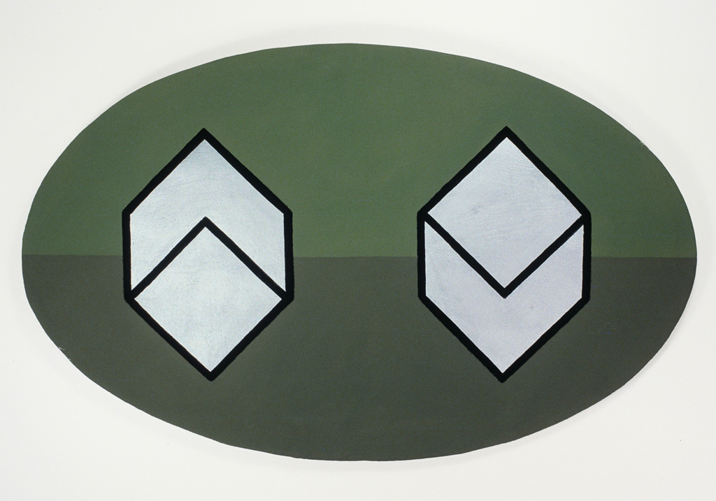 Claude Closky, ‘Balls,’ 1986, acrylic on canvas pasted on wood, 88 x 55 cm.